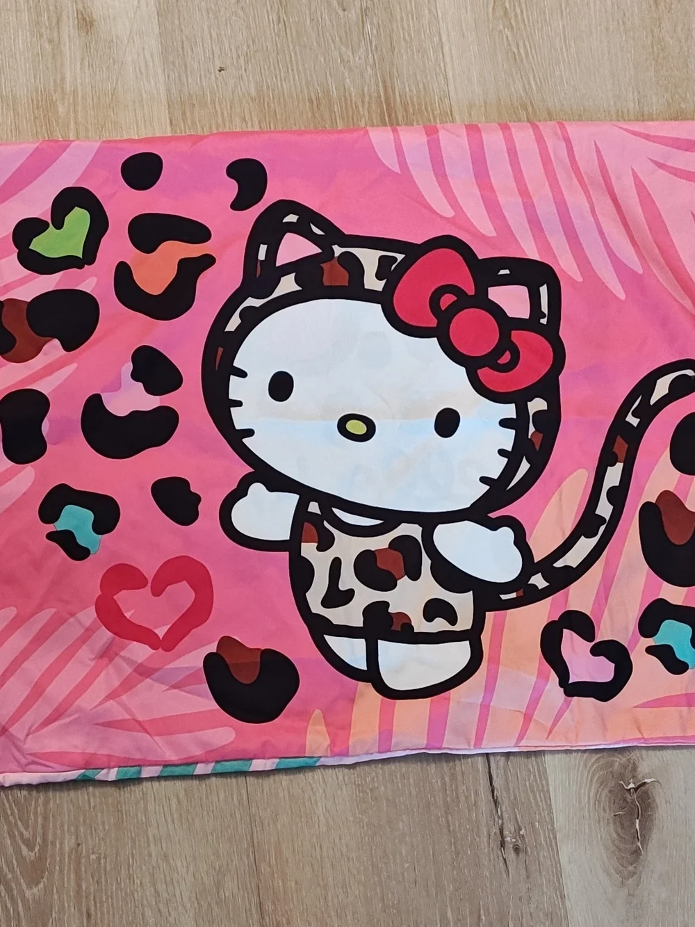 Hello Kitty Pink Comforter Sanrio Kawaii Allover Print  Double Side Twin/Full